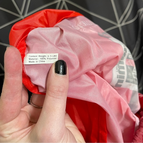 Red Vitamin Water drawstring bag, 100% Polyester - Picture 2 of 3